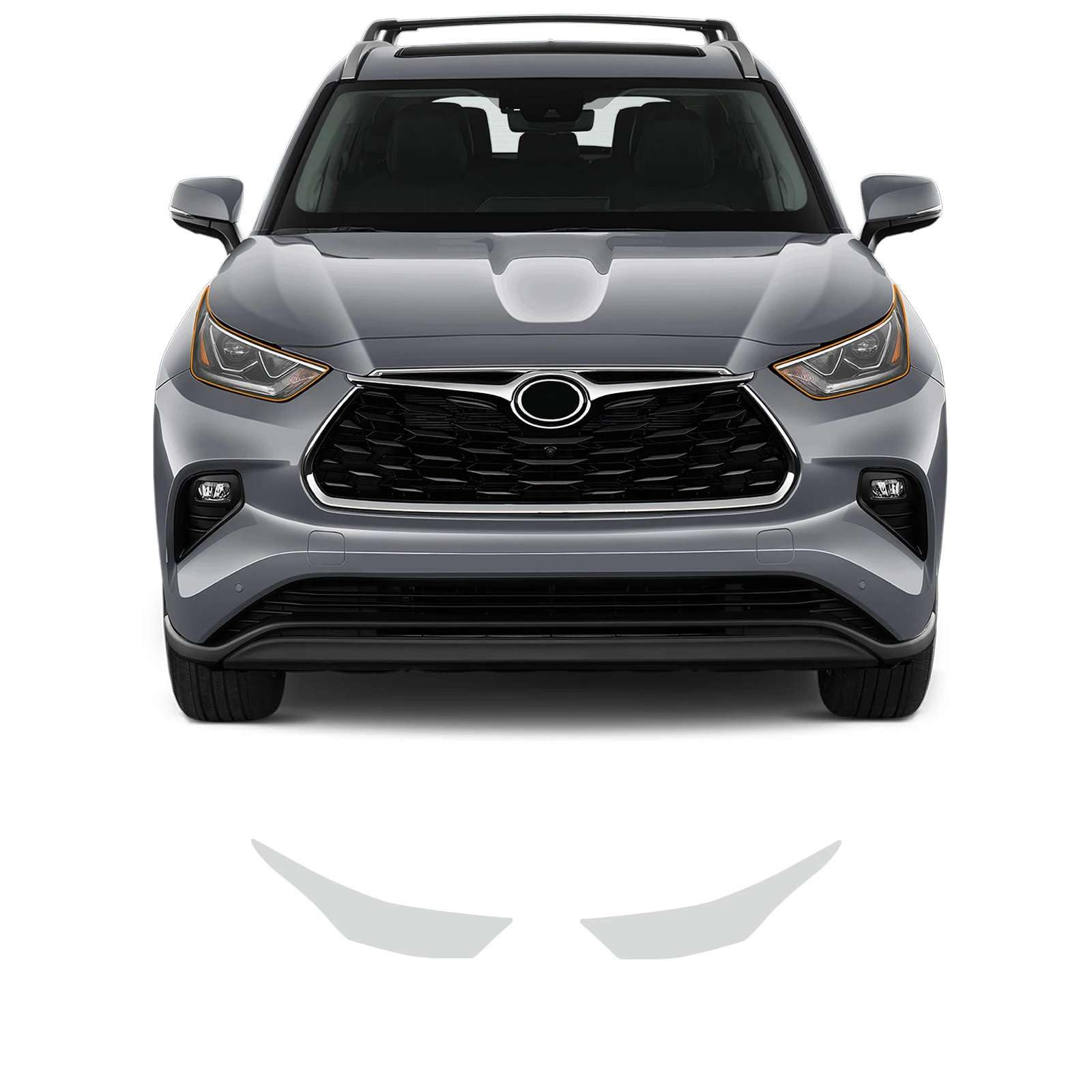 Film PPF phares Toyota Highlander 2020-2024 : roulez serein face aux gravillons