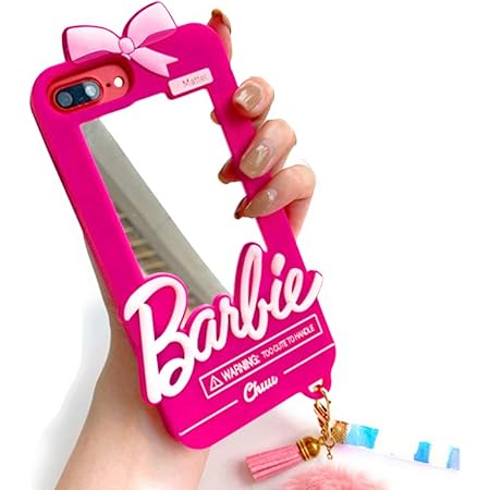Amazon.com: Easierforyou Barbie Cute Girl Mirror Make up with Chain Charm  Case Compatible for iPhone 11 pro max, Cartoon 3D Cute Soft Silicone Rubber  Protective Gel Back Cover : Cell Phones \u0026