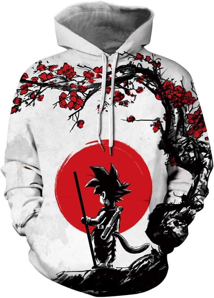 NONSAR 3D Graphic Printed Hoodies for Men,Women, Unisex Pullover Hooded Shirts