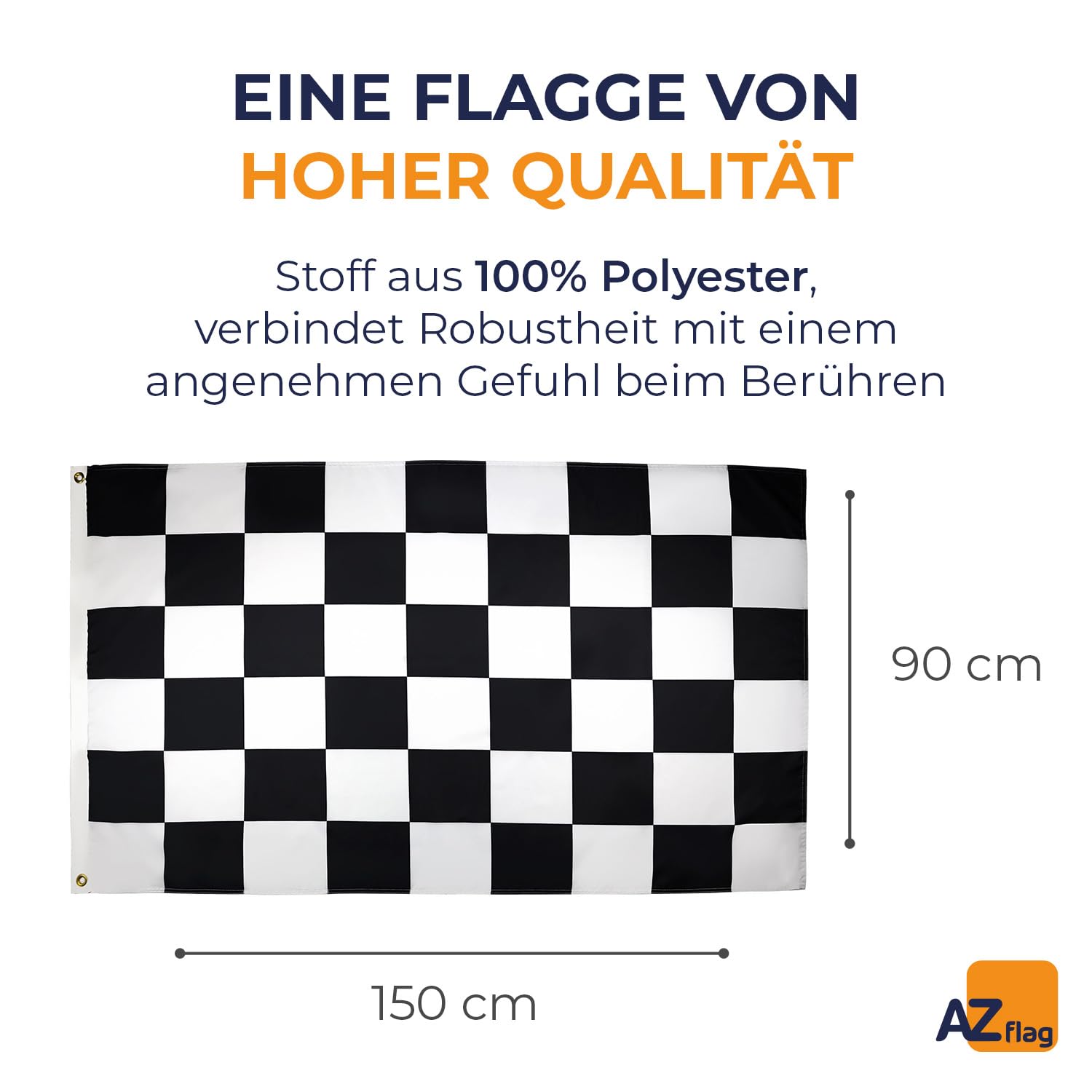 AZ FLAG Frischware Flagge | 150x90 Cm | 100% Polyester Mit Ösen | Für Innen & Außen