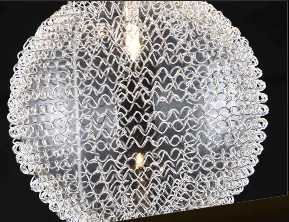 Lámpara de techo de 10 Luces con pantalla de Cristal, para escaleras largas, para restaurante, Sala de estar, Bar, cafetería, Moderna y sencilla, fabricada en China.