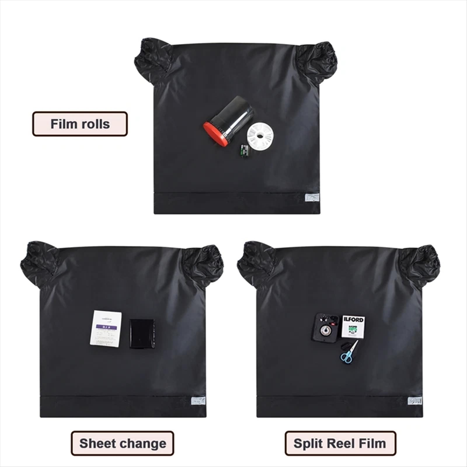 22,8 * 21,6 '' Darkroom Bag Film Changing Bag Film Developing Tank Fotografia Forniture