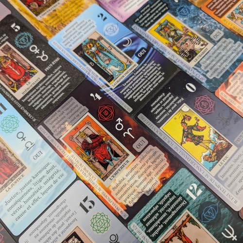 Image of Witchy Cauldron Carte de Tarot en Francais | 78-Card Beginner Tarot Deck with Meanings & Guidebook | Jeu de Tarot Francais Rider-Waite, Cartes avec Significations