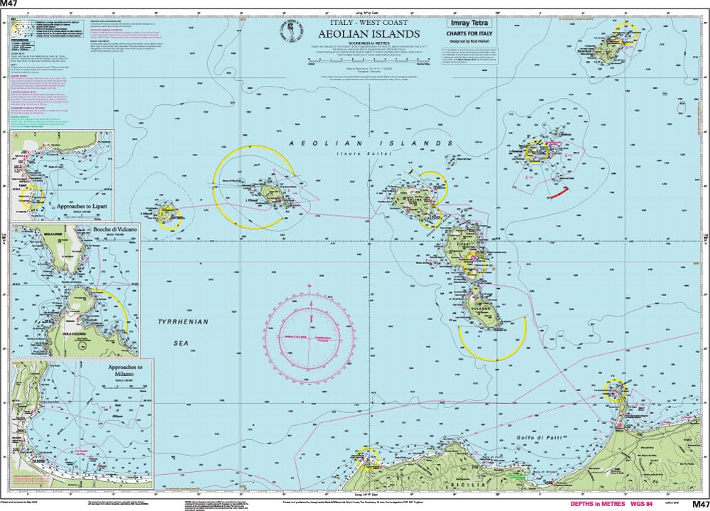 Imray Chart M47: Aeolian Islands (M Series): 47