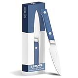 Paring Knife – Precision Kitchen Knife with High-Carbon Stainless Steel Blade – Ergonomic Handle for Peeling&comma; Trimming&comma; and Slicing – Lightweight&comma; Versatile Tool for All Culinary Tasks - Blue