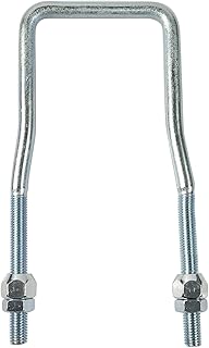 Spare Tire Carrier for Trailer,U-Bolt Zinc Plated Spare Tire Mount Bracket Side Mount 4