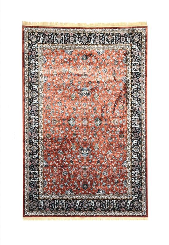 Image of Luxury Silk Carpet 8 x 11 FEET for Living Room or Bedroom, Made with Premium Silk, Perfect for Elegant Interiors Comfort and Timeless Design