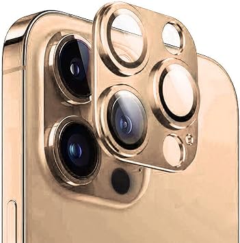 Microcase iPhone 14 Pro - iPhone 14 Pro Max Camera Glass Lens Protective Ring Set - AL3131 (Black)