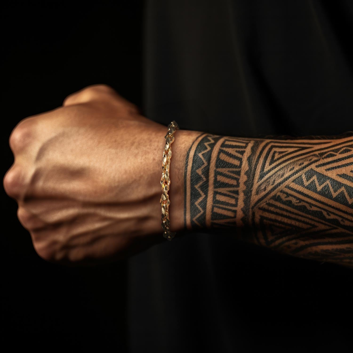 Gold Bracelets for Women 14K Gold Bracelet Dainty Bracelets for Womens Braided Chain Bracelet for Women Men 6.5/7/7.5/8/9in - Image 7