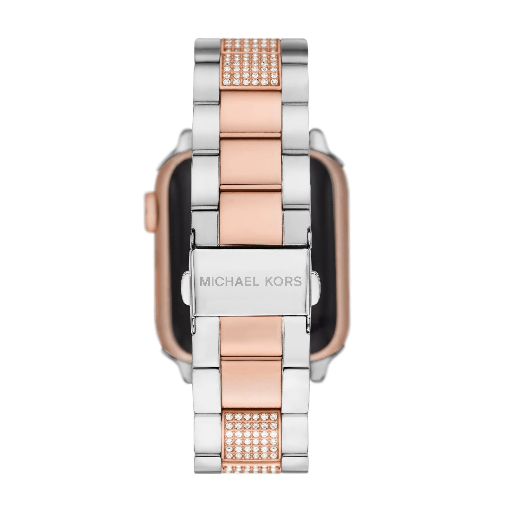 Michael Kors Damski wymienny pasek do zegarka kompatybilny z zegarkiem Apple Watch 38/40 mm - paski do zegarka Apple Watch Series 1, 2, 3, 4, 5