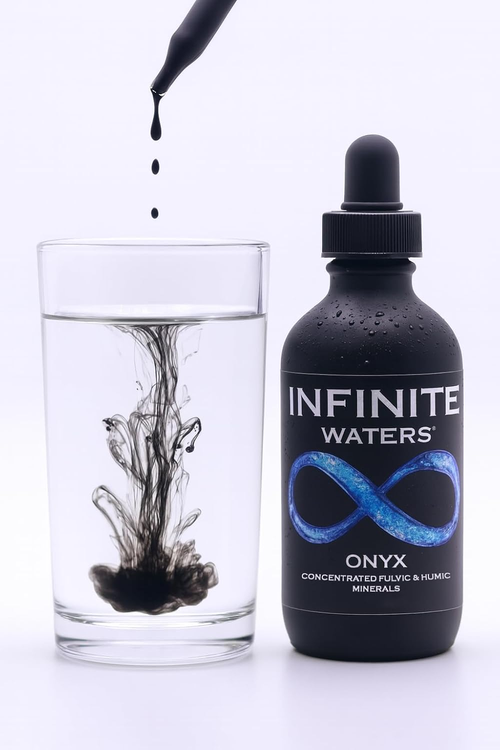INFINITE WATERS - Fulvic Humic Acid Health Supplement – Organic Detox, Immune Boost & Nutrient Absorption (4 fl oz)