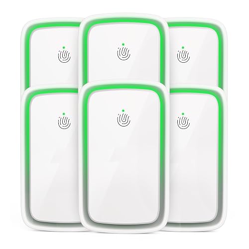 Paztkoo Plug In Air Ionizers 6 Pack, 3 Adjustable Modes