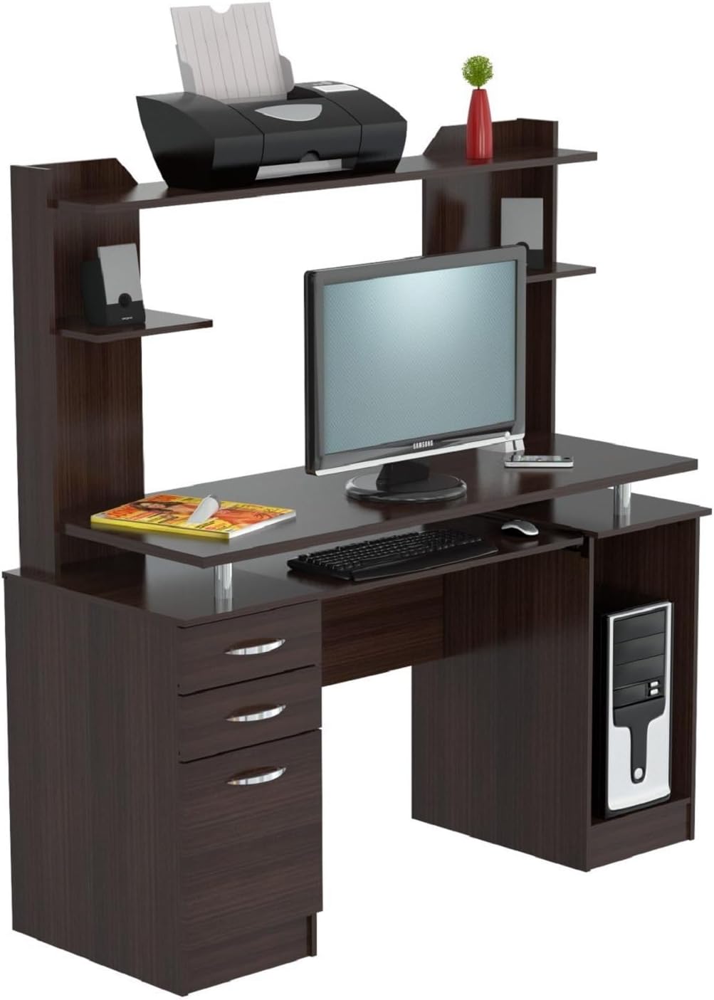 Inval Computer Work Center with Hutch