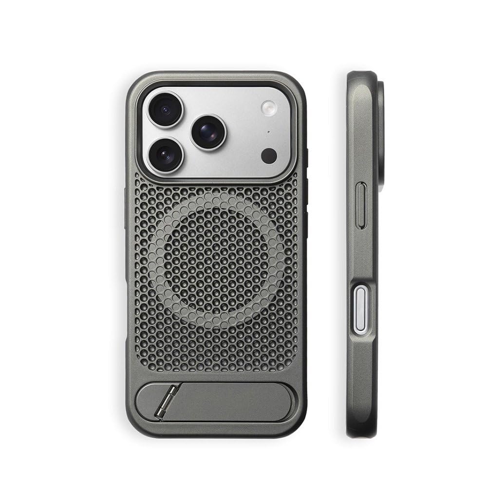 Luksusowe etui chłodzące z siatki o strukturze plastra miodu do iPhone'a 17 16 15 14 13 12 Pro Max 17 Air 16 15 14 Plus z bezprzewodowym ładowaniem, niebieskie, do iPhone'a 13 Pro