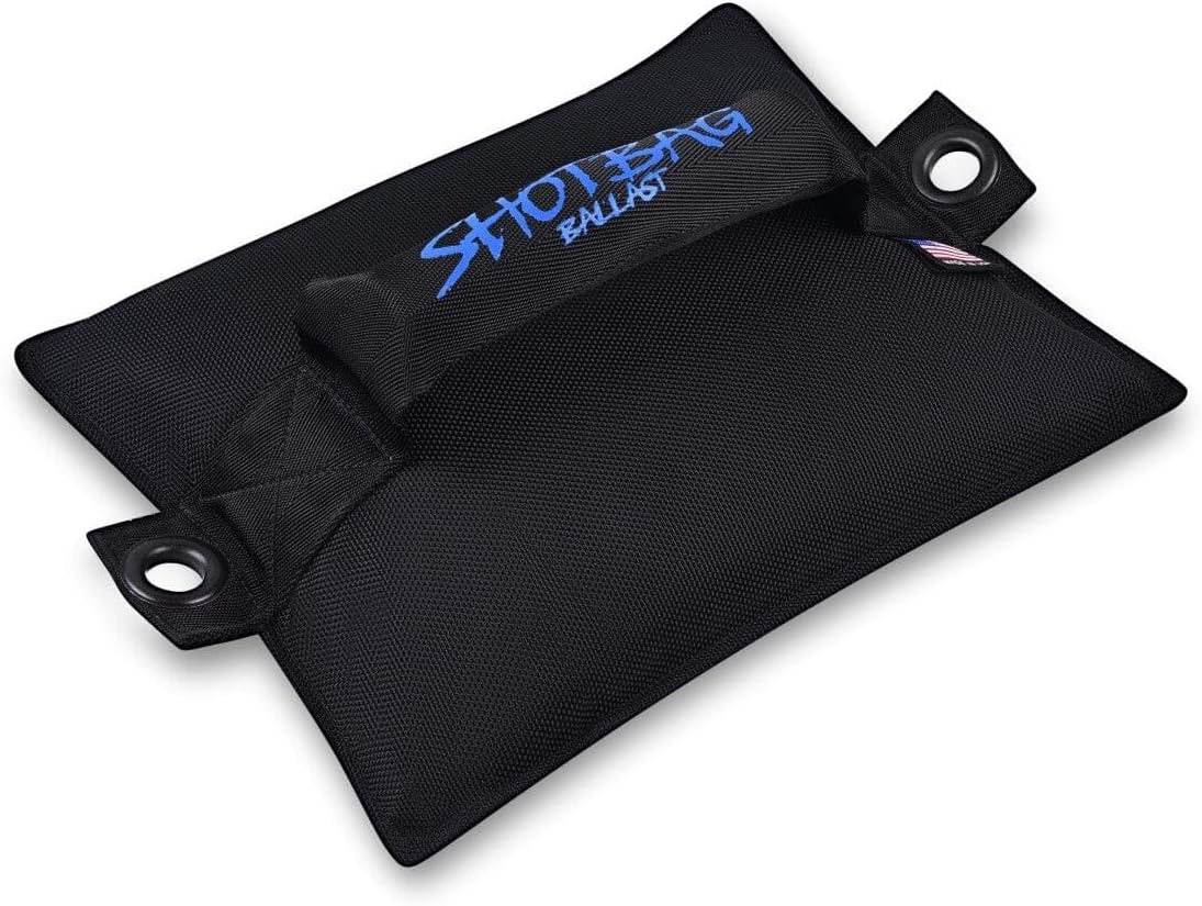 ShotbagBallast 25LB Prefilled Steel Shot Wake Surfing Bag - Non-Toxic, Padded Handle, Grommets, 5-Year Warranty