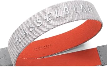 Hasselblad Adjustable Vandra Camera Strap, Gray | Oceanic fabric with Alcantara lining and quick-adjust buckle for exploration, photography and travel