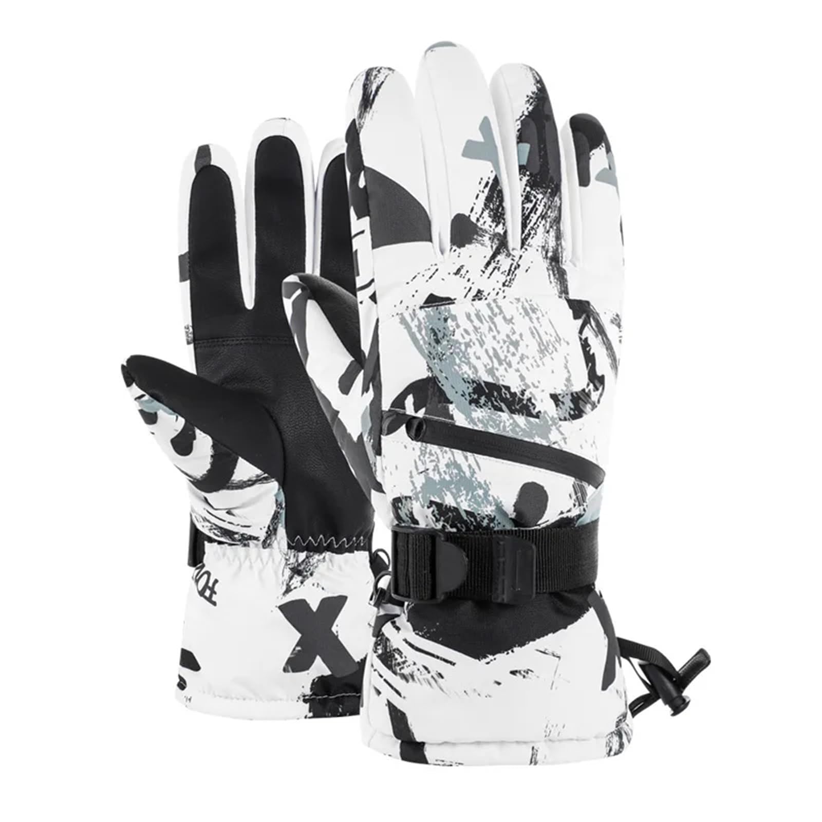 Guanti da Sci Guanti da sci termici uomo e donna, in pile invernale, impermeabili, caldi, for bambini, snowboard, neve, touch screen a 3 dita, for lo Invernali