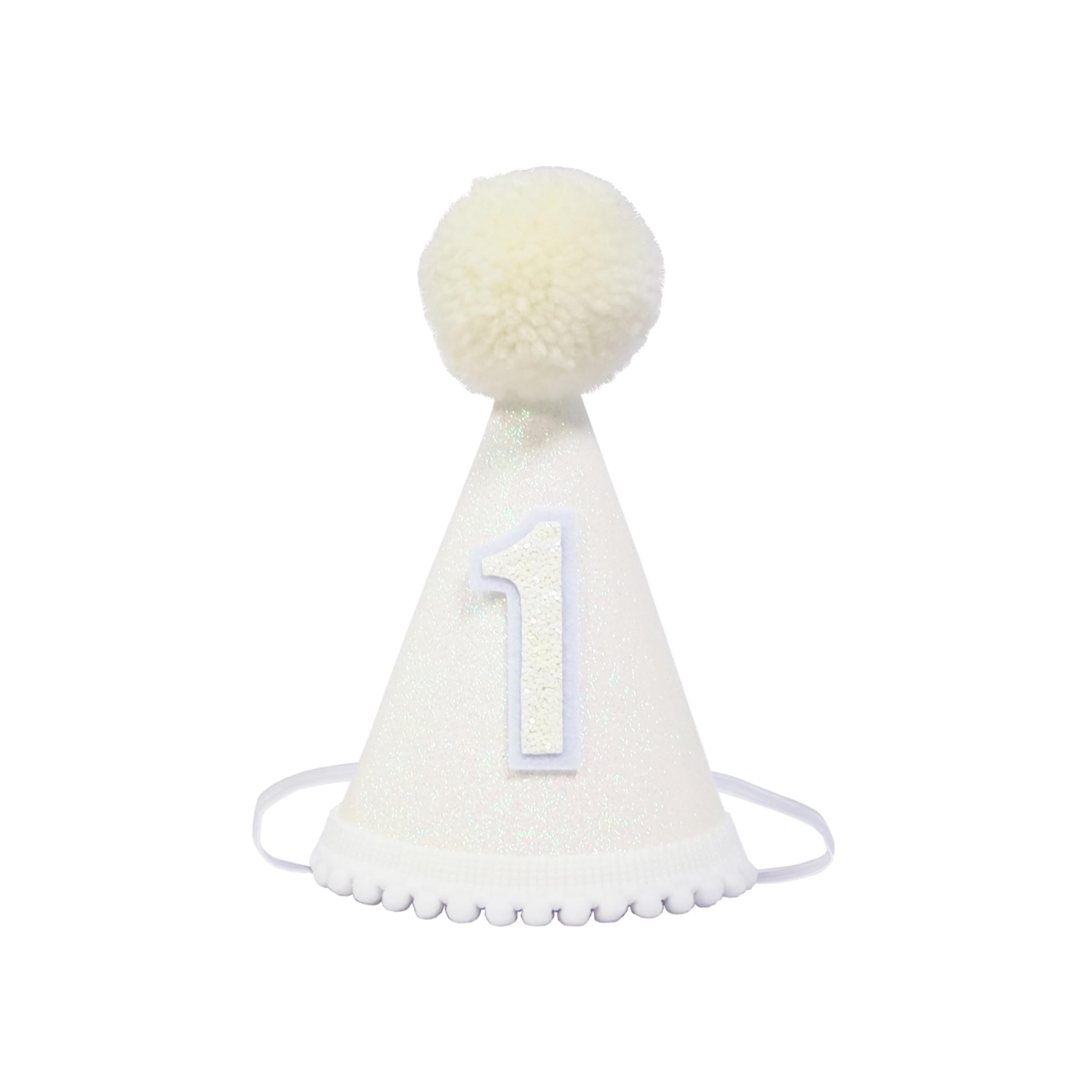 GORNZX Boho 1st Birthday Hat - White,Natural Boho Decorfor Baby's First, Party Hat for Baby's 1st Birthday (1)