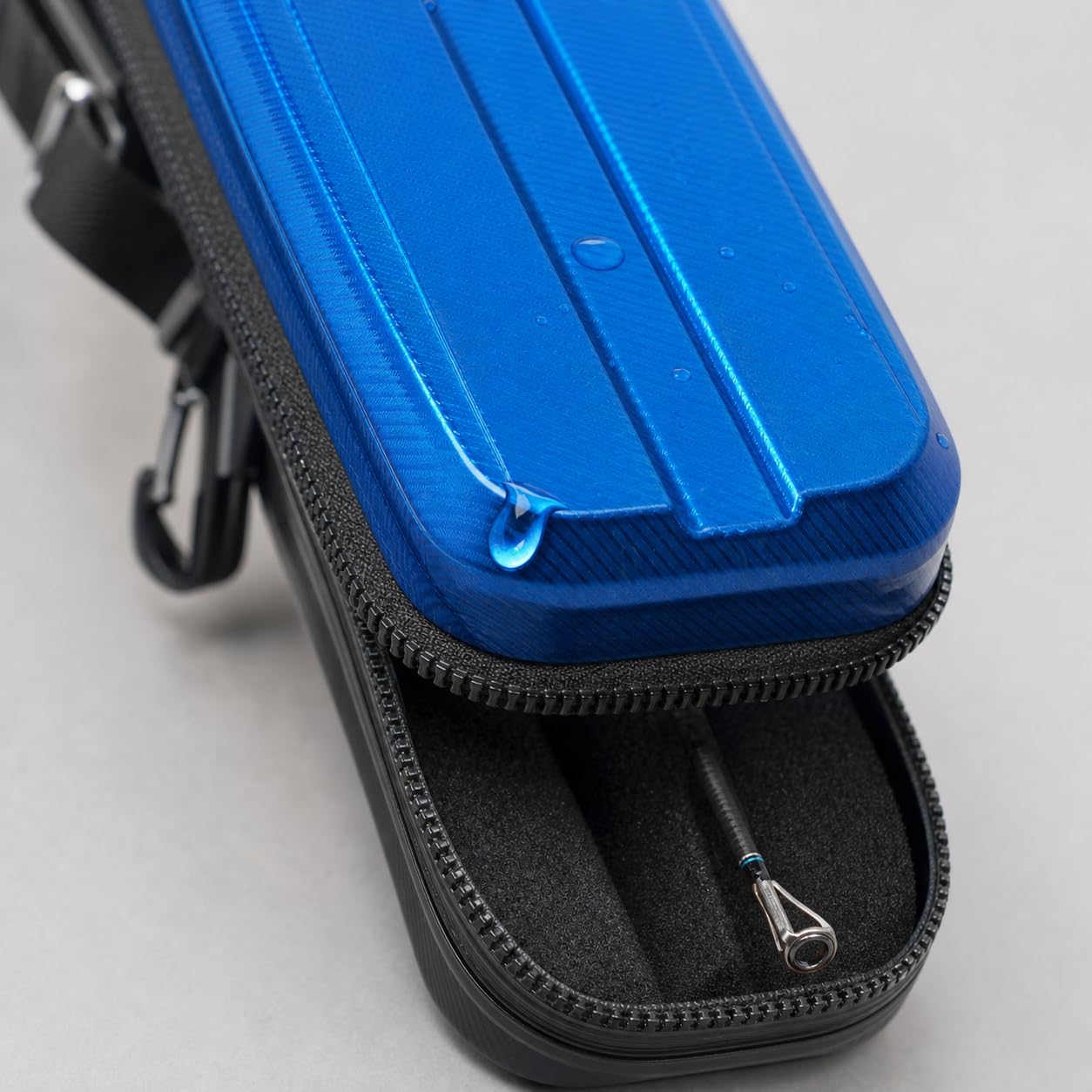 Bolsa Transporte rígida para cañas Pesca, Estuche Protector Resistente a Impactos, para Aparejos