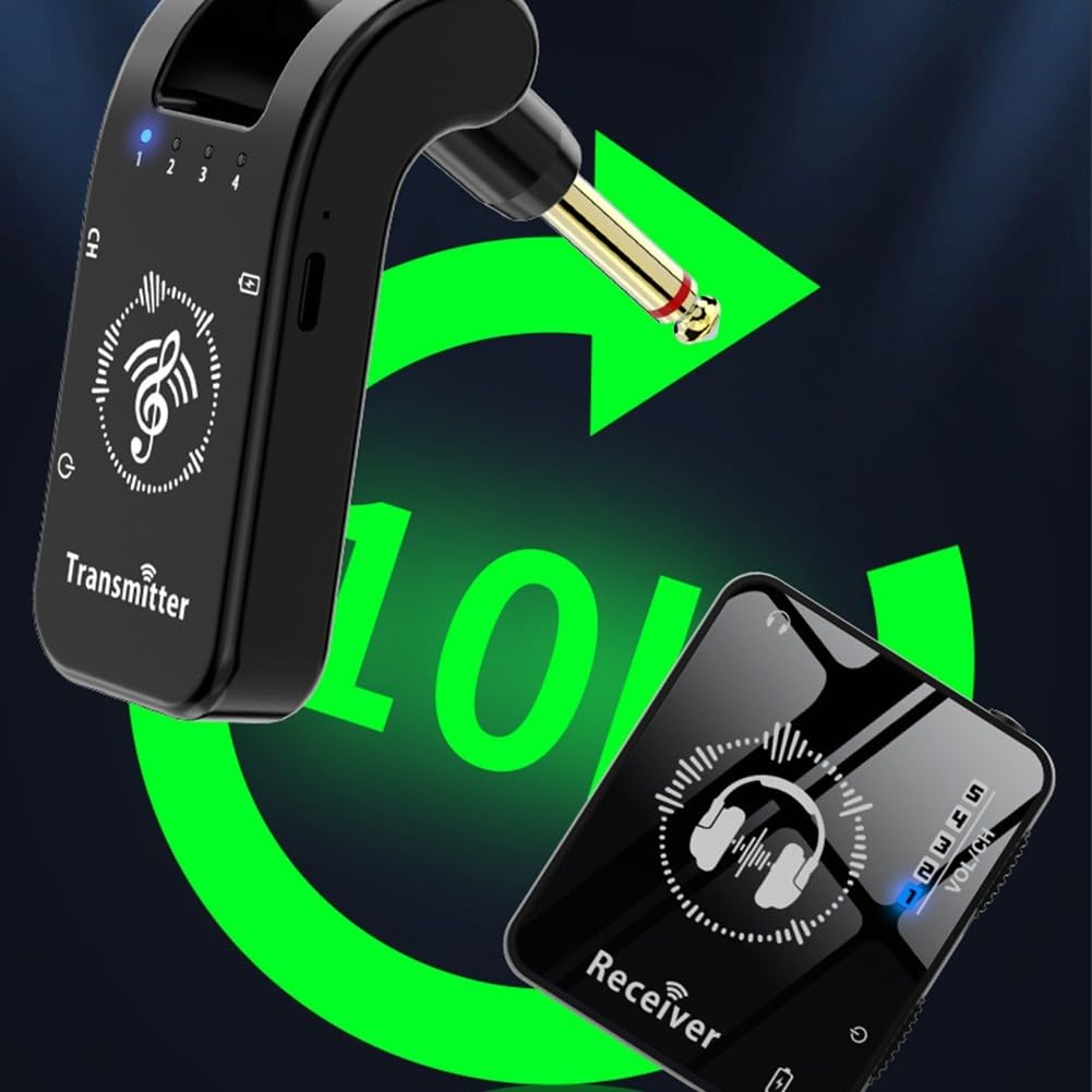 Cuffia di monitoraggio, Wireless In Ear Monitor System Con Trasmettitore E Ricevitore Per Stadio, Trasmissione Wireless Auricolare Monitor
