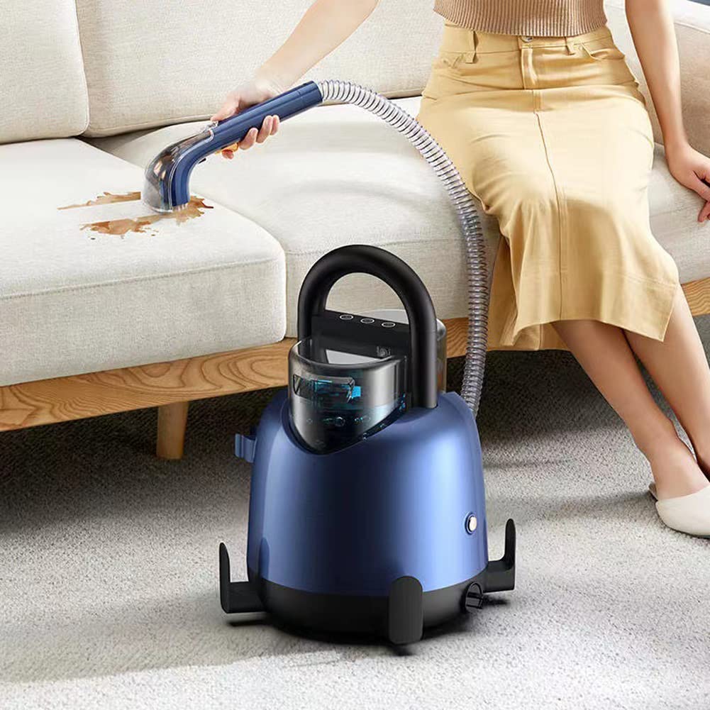 Przenośna maszyna do czyszczenia dywanów, odkurzacz o mocy 750 W, duża siła ssania 14500 Pa, lekka myjka do dokładnego czyszczenia dywanów, szampon do dywanów i dywanów, do sof, dywanów, samochodów