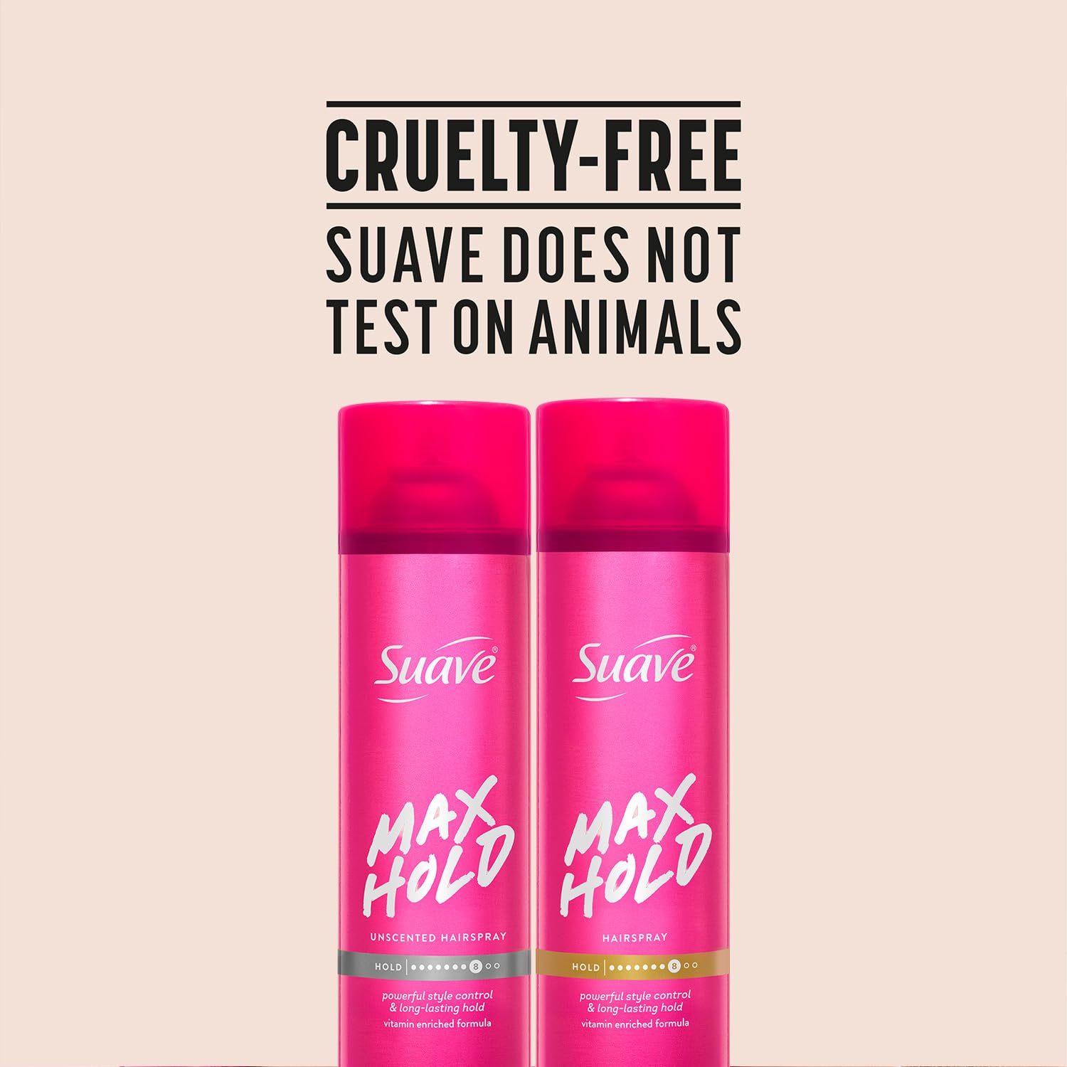 Suave Max Hold Hairspray Variety 4-Pack, Scented & Unscented, 11 Oz Each