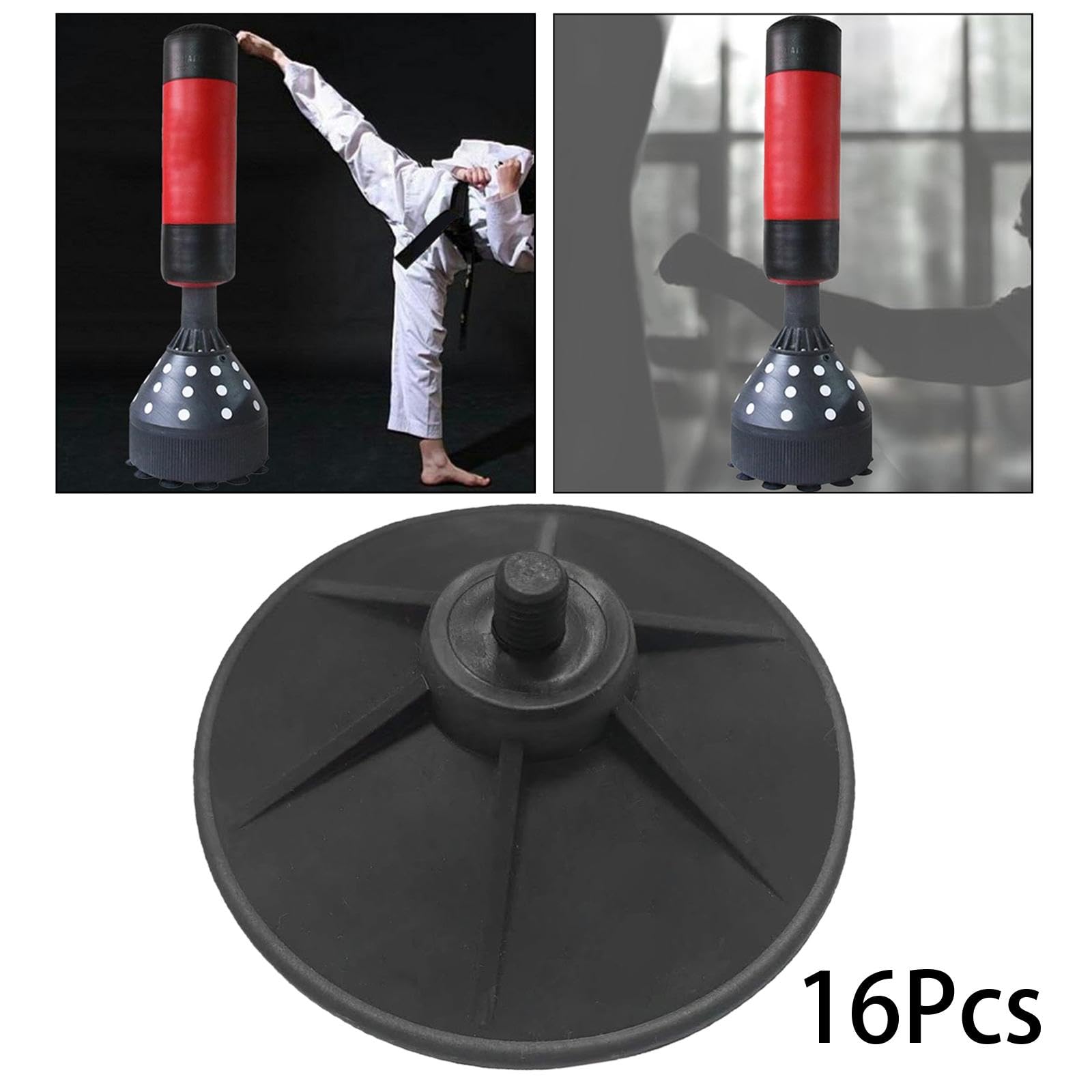 LOVIVER Accesorios para Saco de Boxeo, Soporte para Bolsa de Boxeo, Junta de conexión, Base de Bolsa de Velocidad, Enchufe de Entrada de Agua para