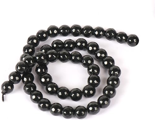 Miniatura 72 de GEMHUB Cuentas redondas sueltas de piedras preciosas naturales de 0.315 pulgadas para la fabricación de joyas, cuentas curativas de cristal para Ojo