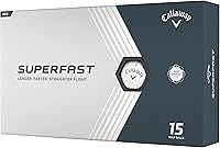 Callaway SuperFast Golf Balls - High Speed Core, Hybrid Cover, HEX Aero for Max Distance & Greenside Control