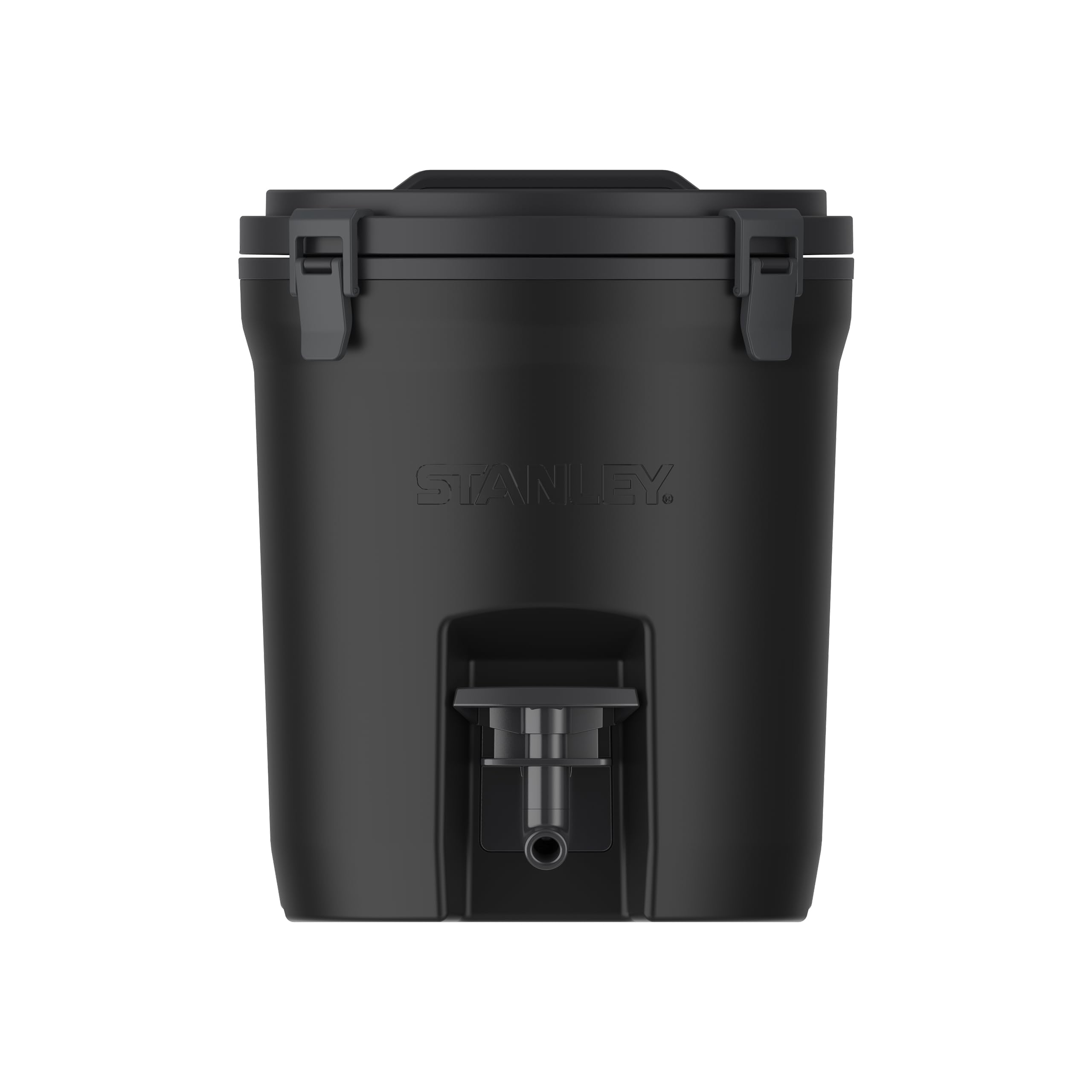 Stanley 1913 Fast-Flow Water Jug 7.5L - Keeps 13 Hours Cold - Ice Cold for 2 Days - BPA Free - Leakproof - Double-Wall Foam - Jug with Rugged Latches and Handle - Black 2.0