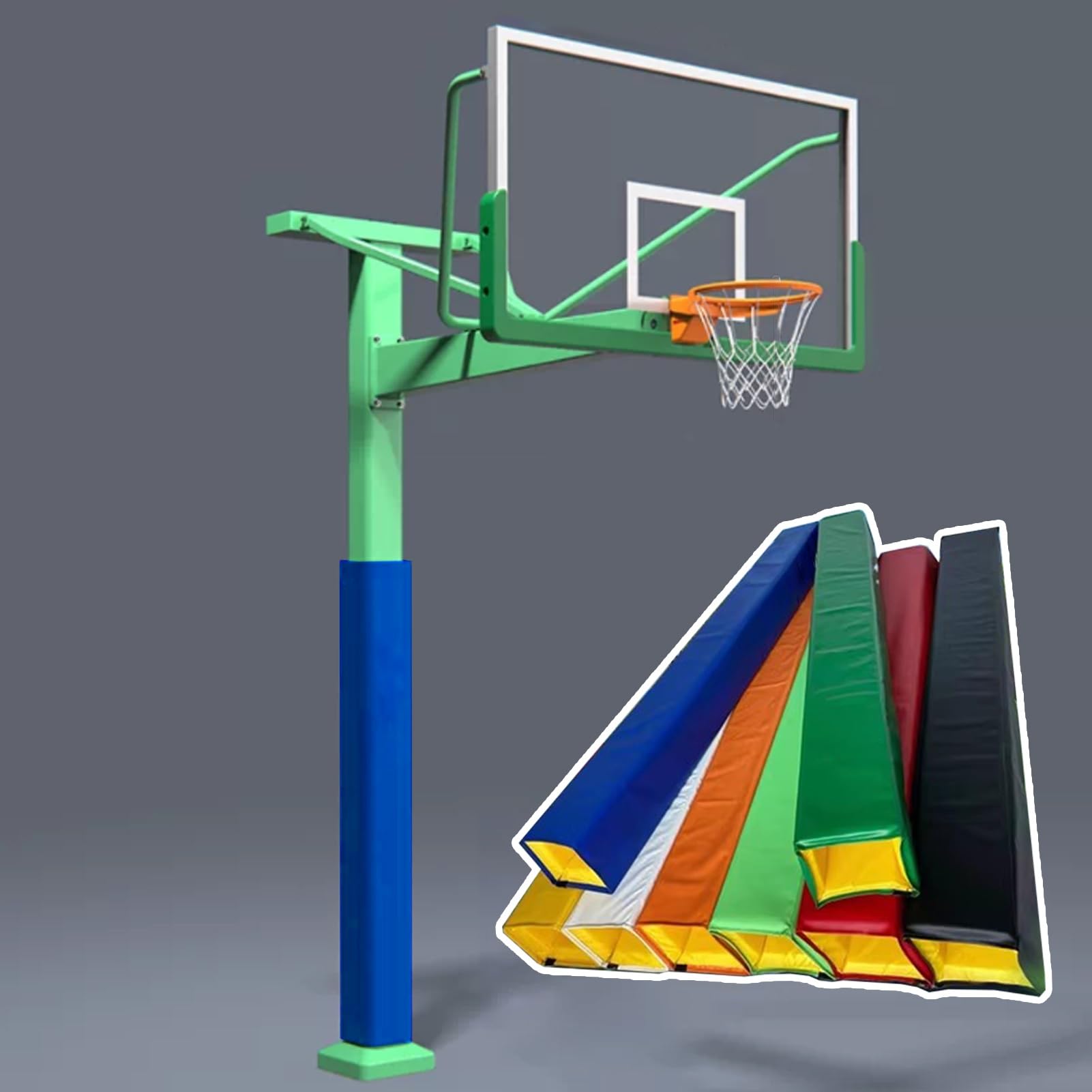 Rembourrage de bâton de basket-ball pour sécuriser les matchs dans la cour de récréation