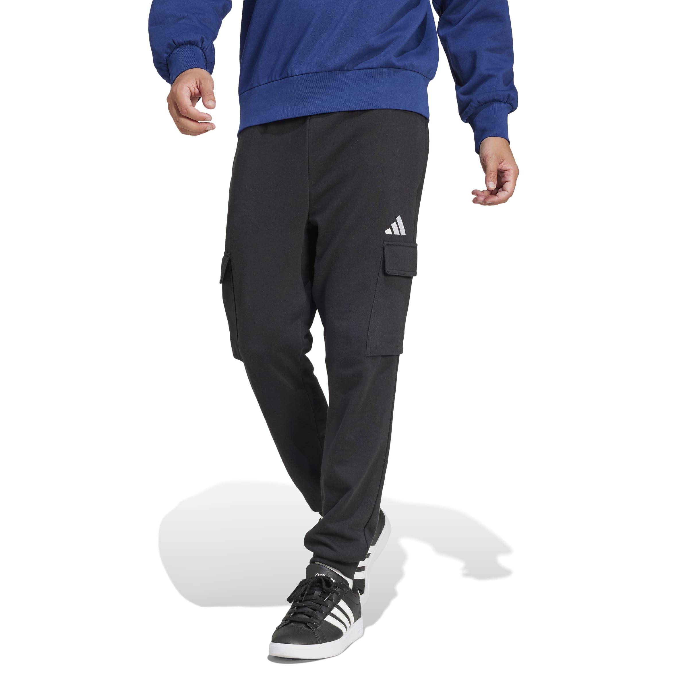 Adidas - Essentials Feelcozy French Terry Pant Cuffed, Pantaloni da Tuta Uomo