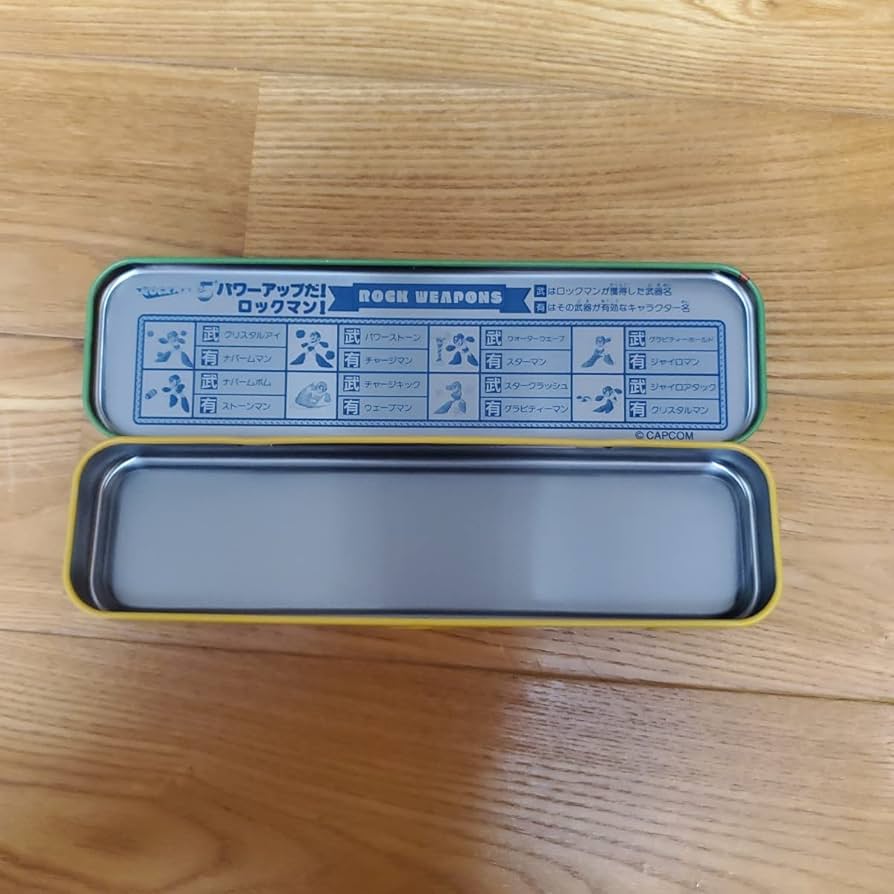Amazon.co.jp: ロックマン 缶ペンケース 筆箱 新学期 学校