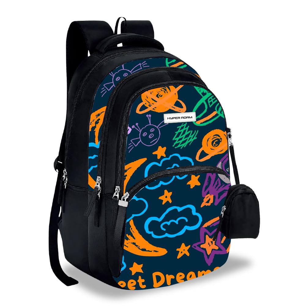35 L School Bag For Kids | Waterproof Casual Backpack For Boys & Girls | College Bag | Tuition Bag |Traveling Back For Men and Women | With Extra Pouch & 1 Year Warranty-image-17