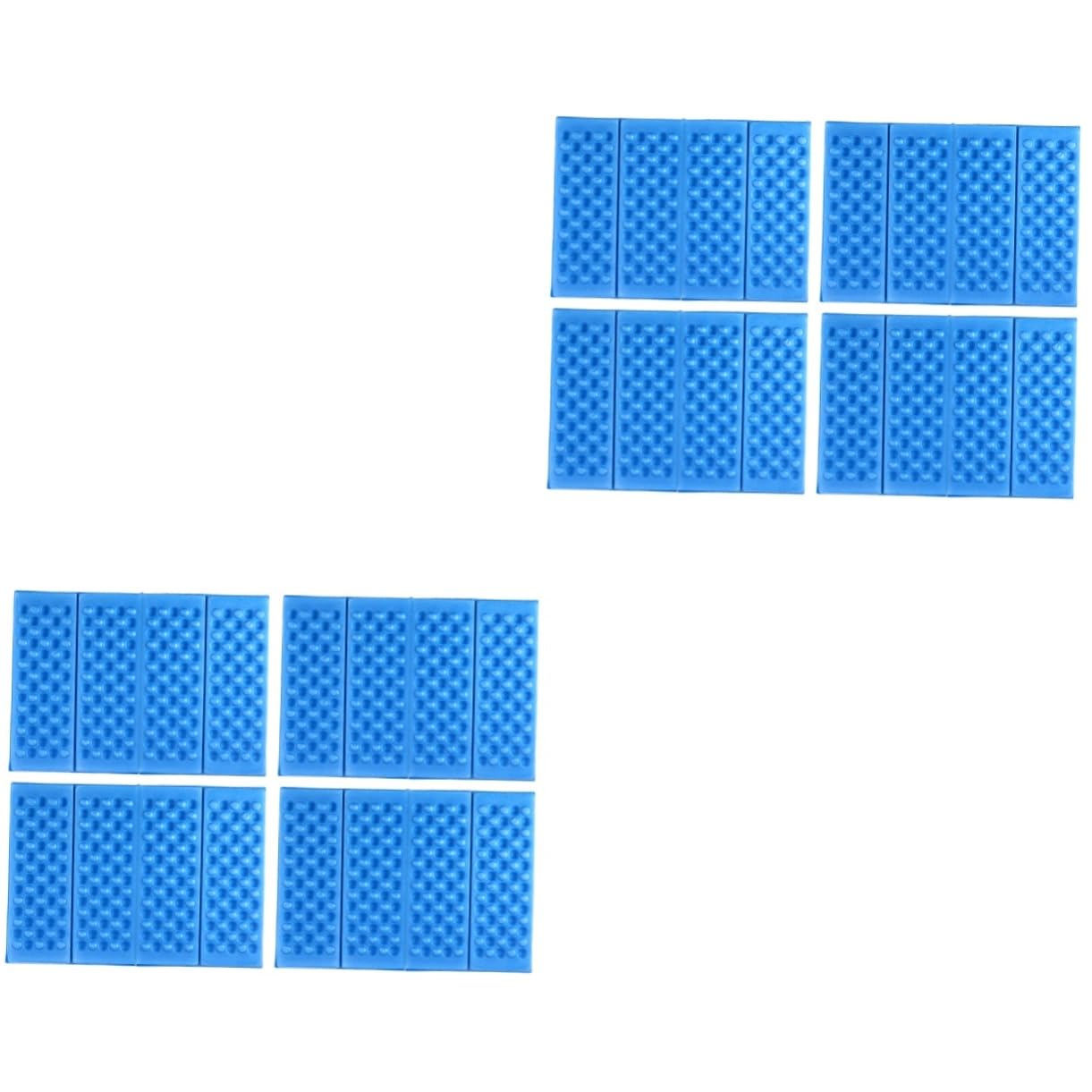 Toddmomy 8 pcs Hiking Mat for Storage with Backing Orange Seat Floor Foam Bag Pads Sitting Pad Xpe Foldable Camping Picnic Folding Mountaineering Mini Orange*in Activities