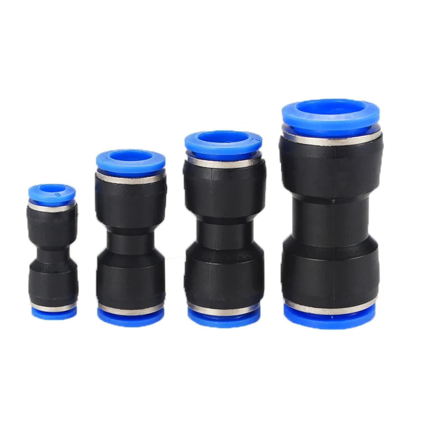 Conector neumático recto PG 12-10mm en plástico PU para tubo de manguera de agua