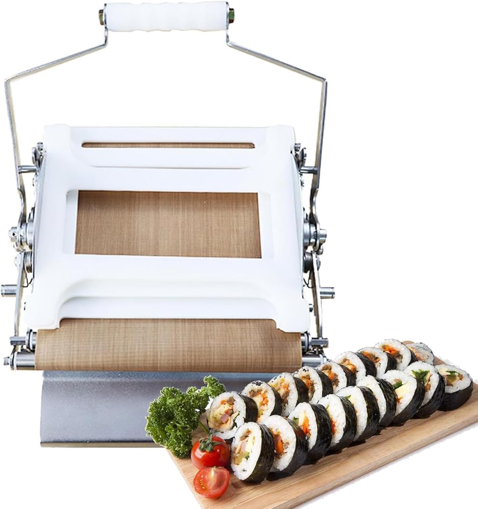 Profesjonalny zestaw do robienia sushi, forma i foremka do robienia ryżu ze stali nierdzewnej, do samodzielnego wykonania i lunchu Bento