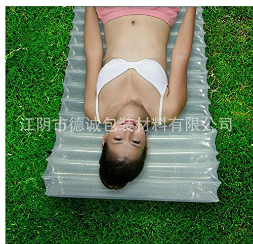 Ajcoflt Colchão de dormir inflável ultraleve ao ar livre Almofada de emergência pneumática Colchão f