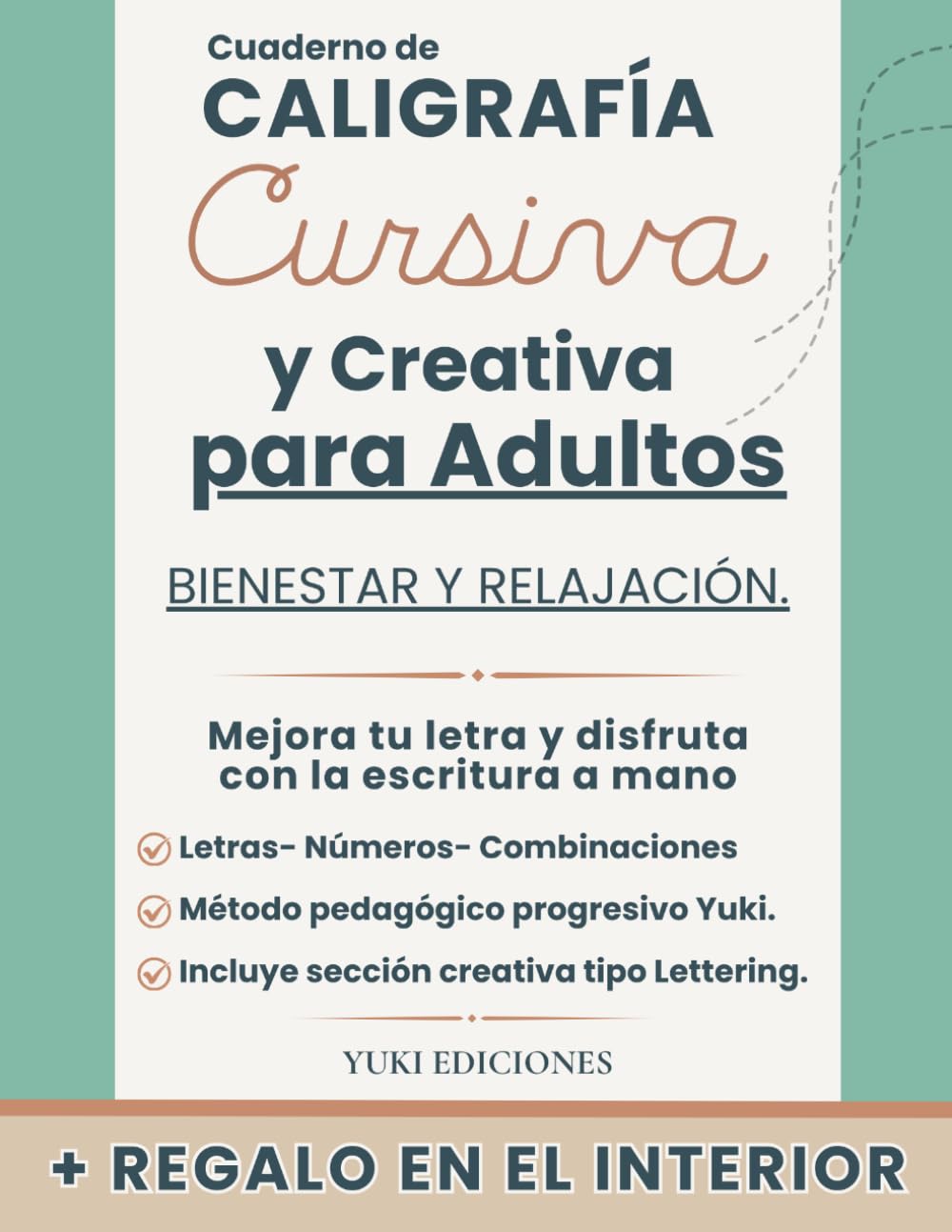 Caligrafía Cursiva y Creativa para Adultos: Mejora tu caligrafía y vuelve a disfrutar con la escritura a mano