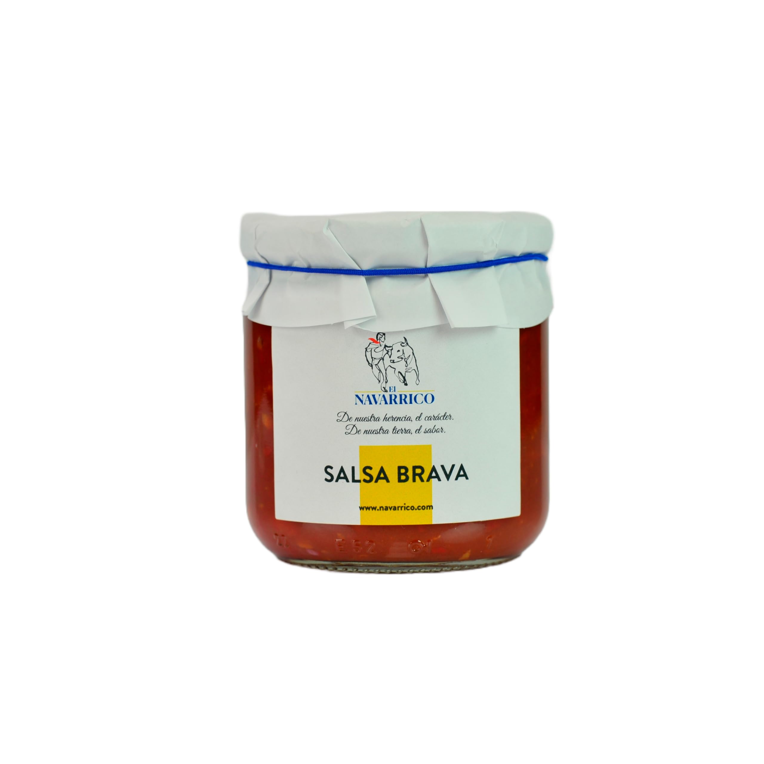 El Navarrico Salsa Brava Sin Gluten Pack 6 x 315ml | Con tomate y pimiento, Lista para servir, Sin alérgenos declarados
