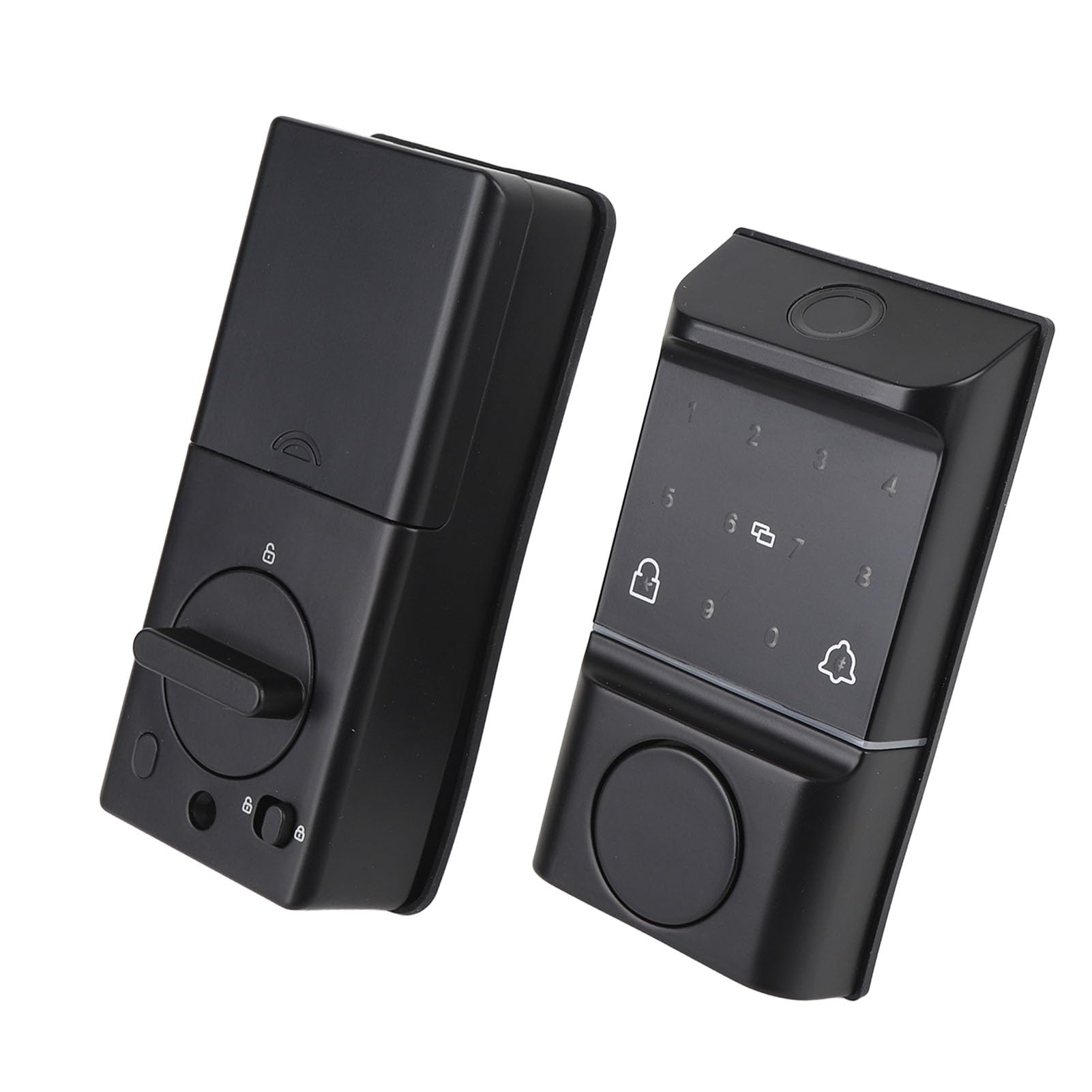 FLEXMAN Smart Block Belprint Block, Hasło do Karty Aplikacji Mechaniczna Blokada Drzwi Elektronicznych, Łatwy do Zainstalowania Dotyku Deadbolt Dla Hotelowego Biura Domu