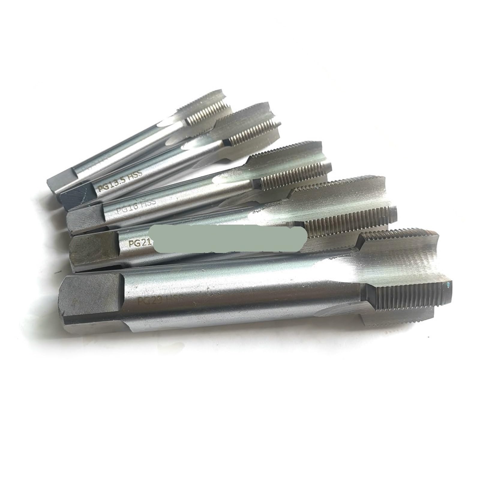 Herramienta para roscar tubos Machos de roscar for tubos HSS PG7, PG9, PG11, PG13.5, cilindros gas 80 grados, macho recto con ranuras PG16, PG21 y PG29(PG29)