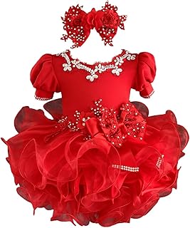Pageant Dress Handmade Beaded Dresses Toddler Pageant Princess Dress - Buy now
