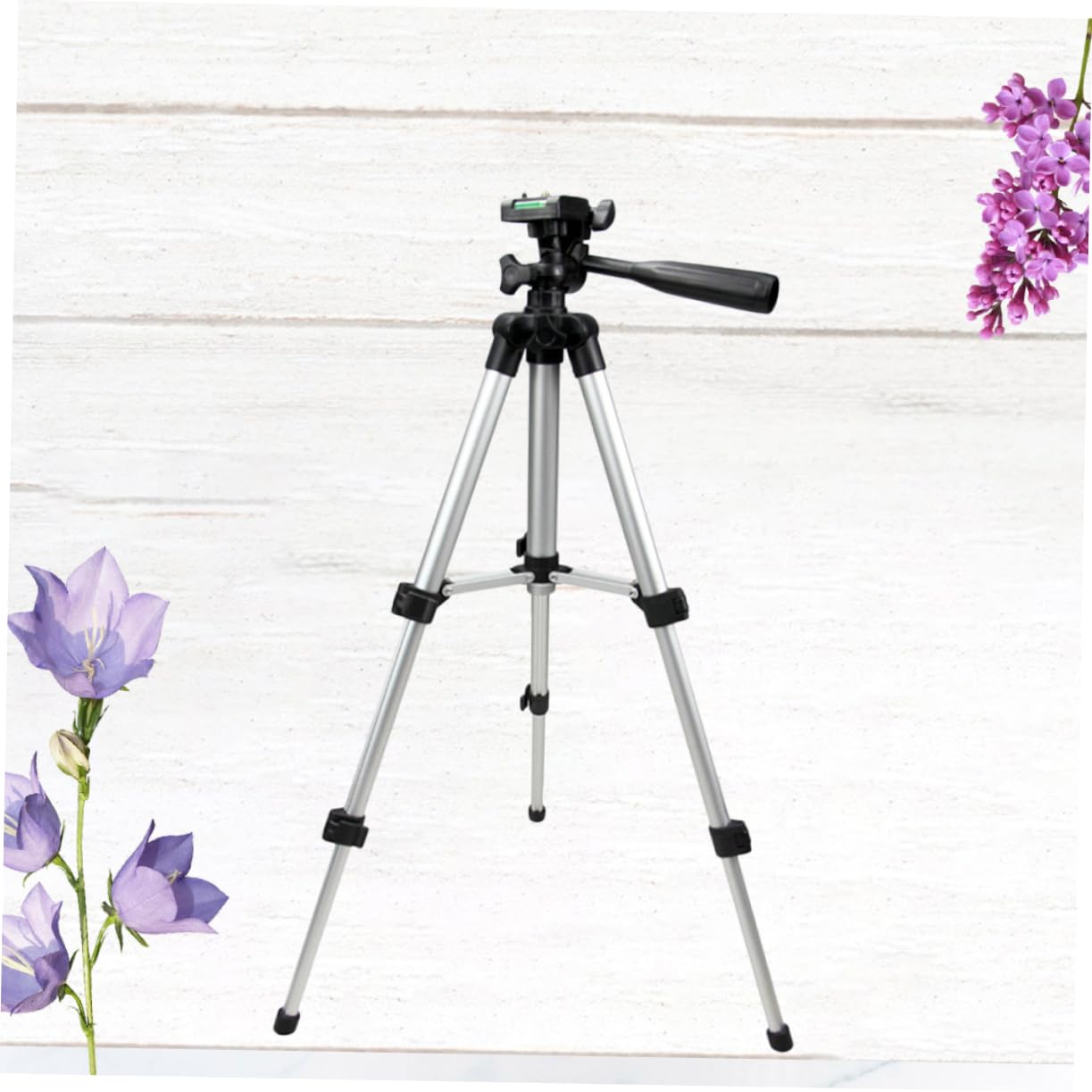 DOITOOL Adjustable Tripod for Tablets and Cameras for Outdoor Use Photography and Fishing Support Bracket Black
