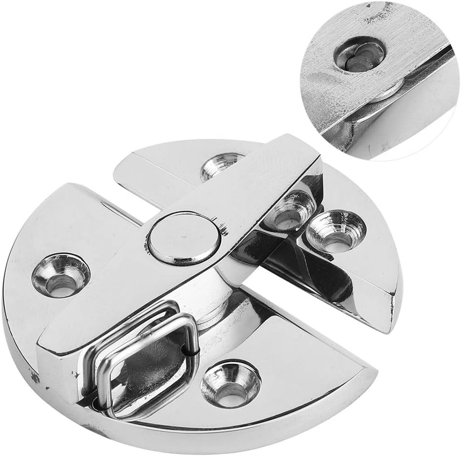 Turn Button Catch Rotate Latch Lock for Boat Door Cabinet Hatchway Marine Hardware Accessories