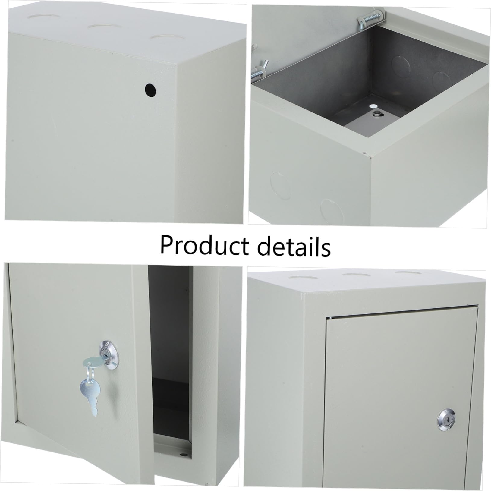 PRETYZOOM Caja Eléctrica Exterior Resistente al Agua Polvo para Instalaciones Industriales y Iluminación Pública Diseño de Montaje Superficie Protección Práctica para Condiciones