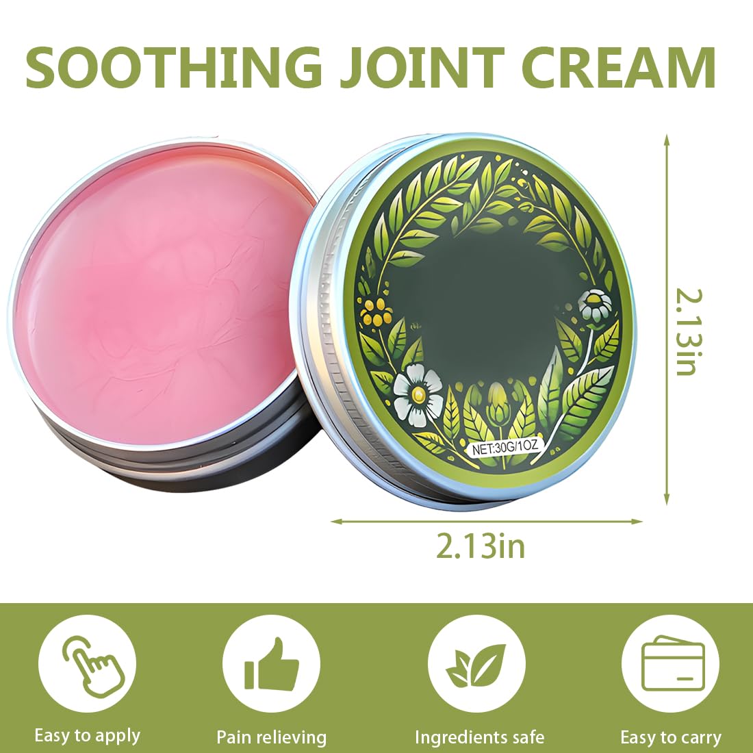 IWIDYA Miracle balm varices,crème conjointe apaisante, ingrédients naturels, baume pour les jambes, les bras, les pieds,Une sensation de fraîcheur soulage l'inconfort. - 3