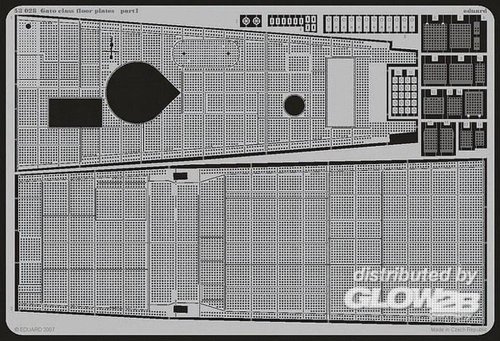 Eduard Photoetch 1:72 - Gato class floor plates