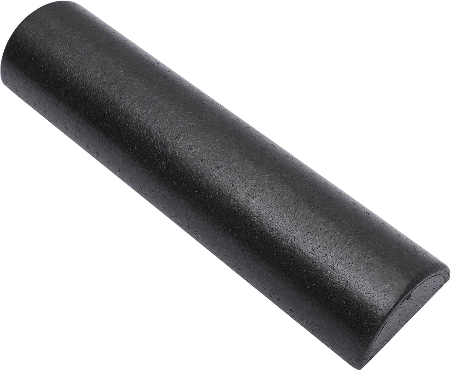 Semicircular Yoga Roller Epp Foam Muscle Massager Black Fitness Body and Leg Roller for Physical Therapy and Back Relief