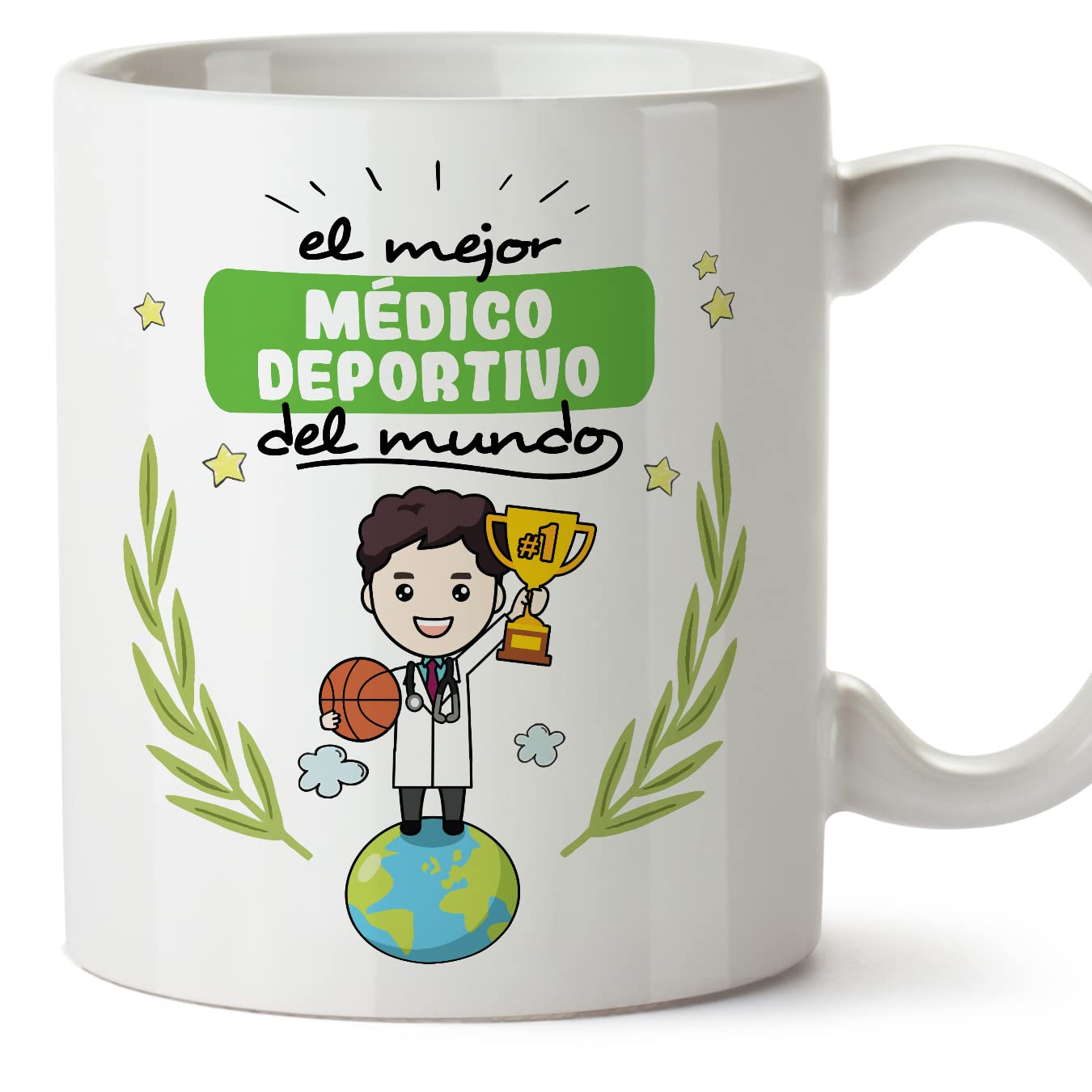 MUGFFINS Taza Fisioterapeuta Hombre (Mejor del Mundo) - Regalos Originales y Divertidos de Fisioterapia — view 31